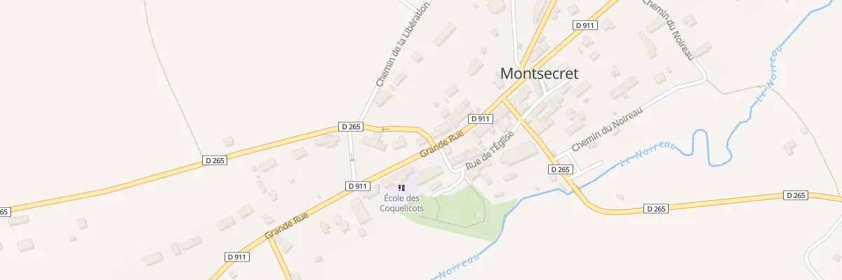 Plan du 17 Grande Rue à Montsecret-Clairefougère