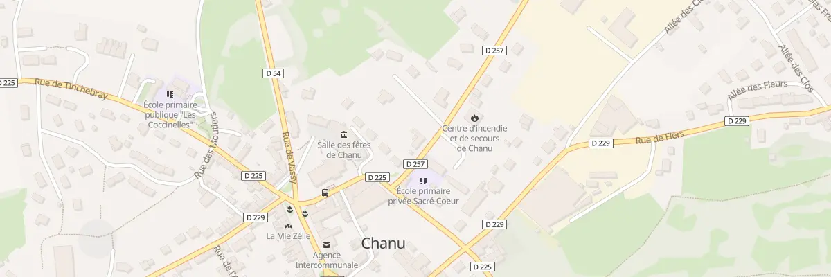 Plan du 1 Rue de Landisacq à Chanu
