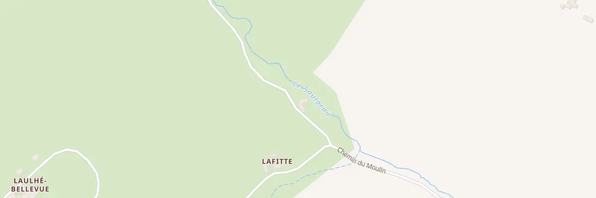 Plan du 4 Che du Moulin à Lagor