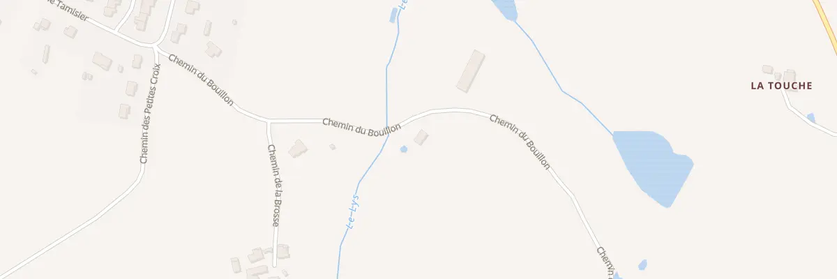 Plan du 5338 Che du Bouillon à Chanteloup-les-Bois