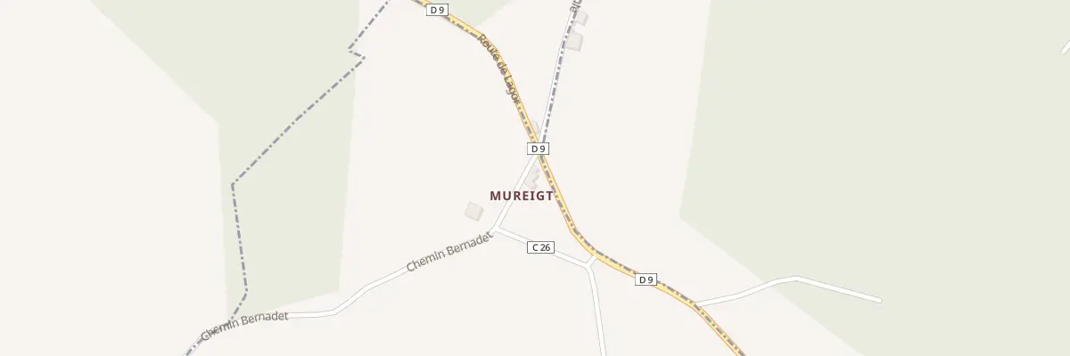 Plan du 25 Rte de Maslacq à Lagor