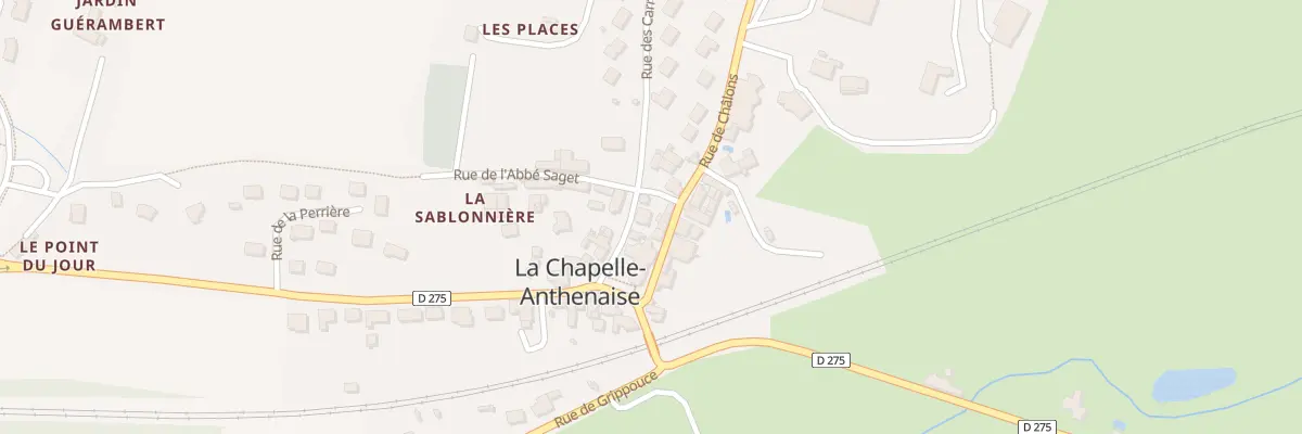 Plan du 2 Pl de l’Église à La Chapelle-Anthenaise