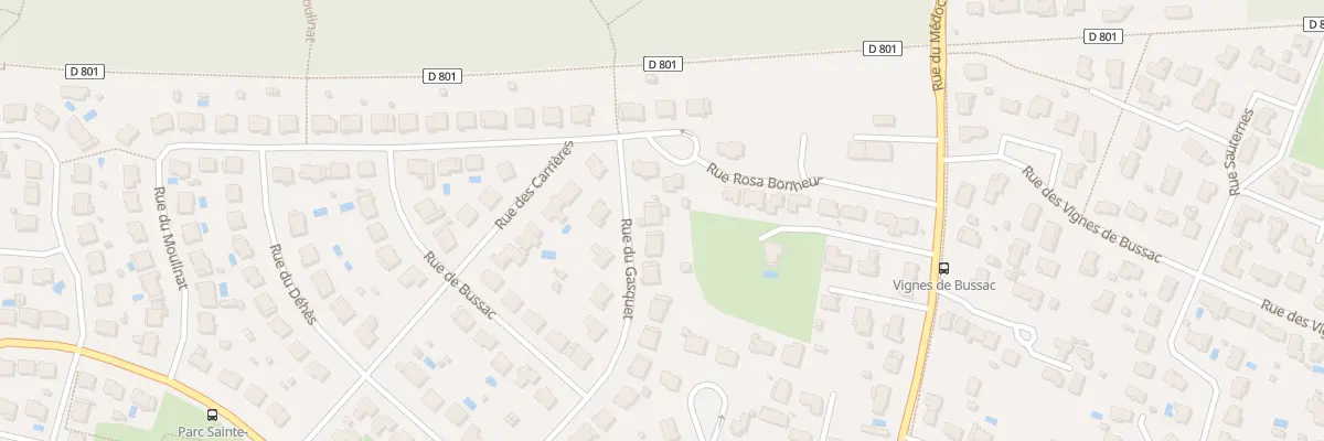 Plan du 25 Rue de Gasquet au Haillan