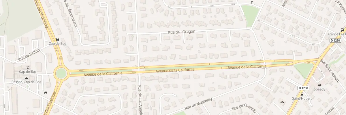 Plan du 28 Av de la Californie à Pessac