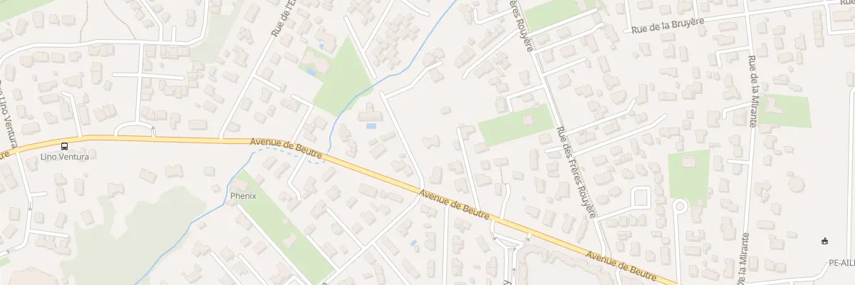 Plan du 72T Av de Beutre à Pessac