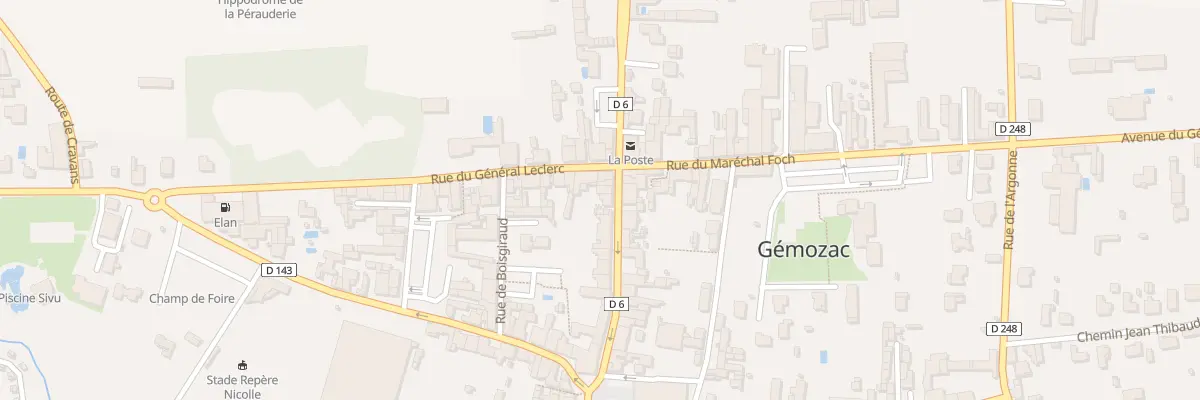Plan du 4 Rue de la Libération à Gémozac