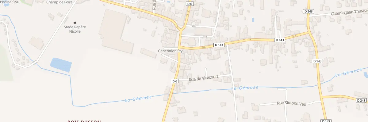 Plan du 12 Rue de l’Yser à Gémozac