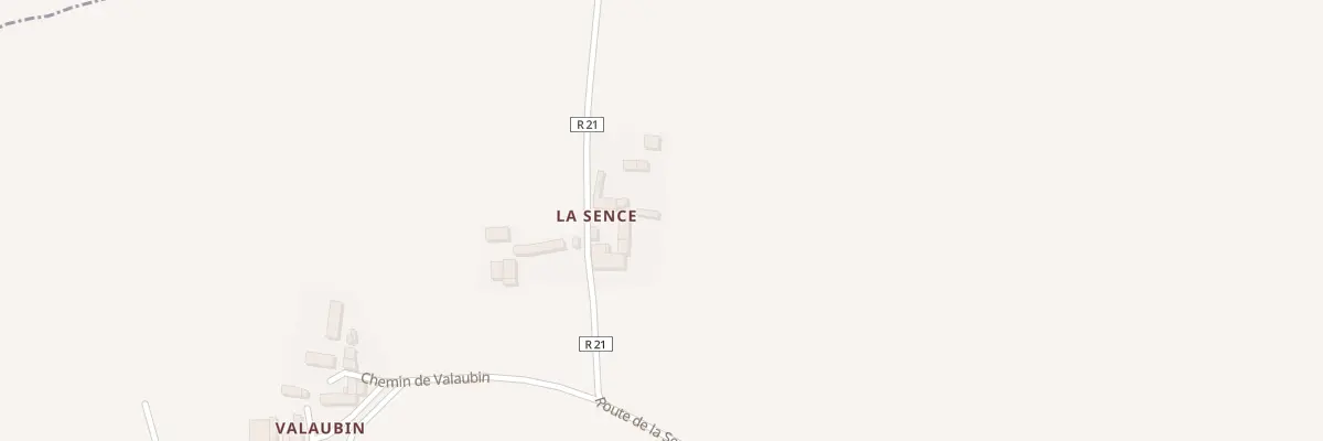 Plan du 6 Rte de la Sence à Soucé