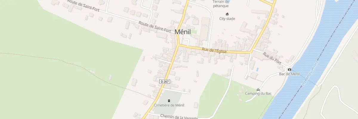 Plan du 5 Rte de la Jaille Yvon à Ménil