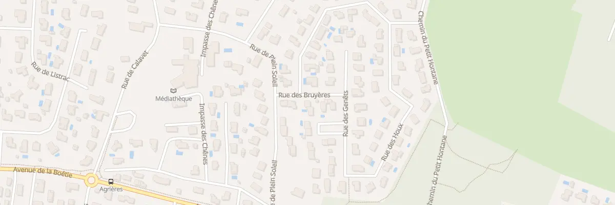 Plan du 6 Rue des Bruyères au Taillan-Médoc