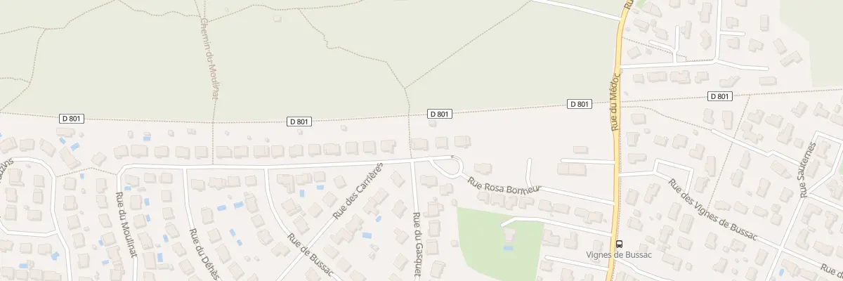 Plan du 5 Rpt du Moulinat au Haillan