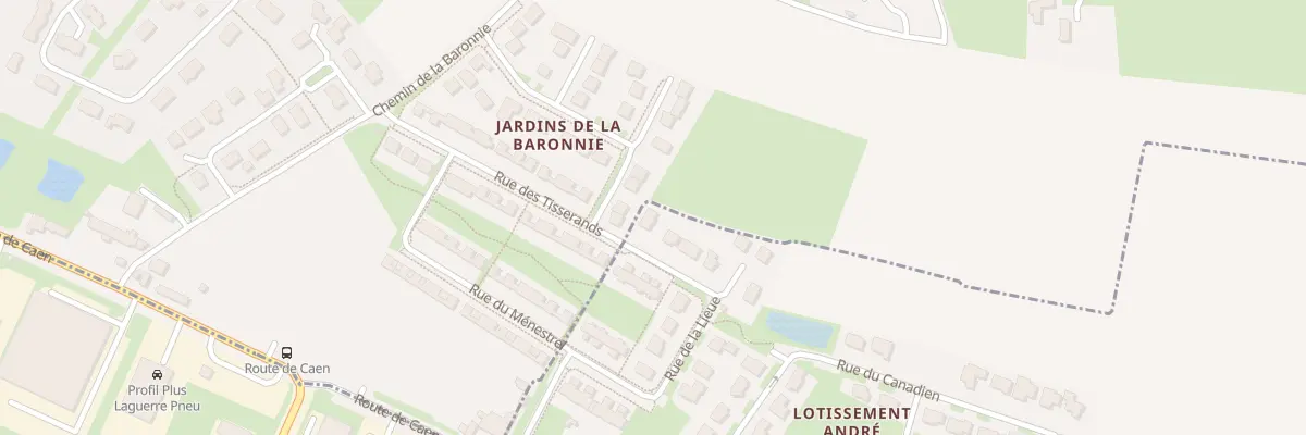 Plan du 36 Rue de la Lieue à Saint-Martin-des-Entrées