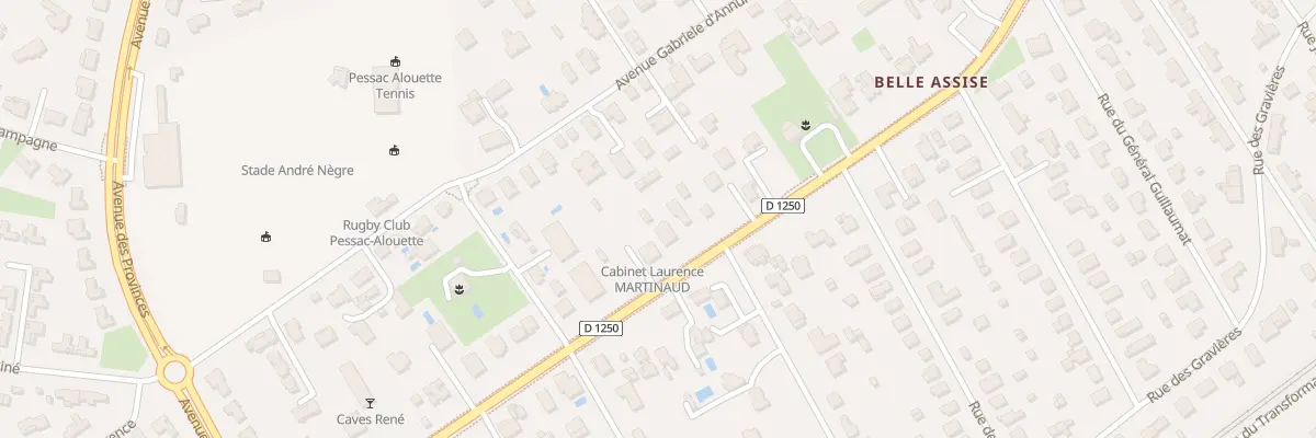 Plan du 122 Av du Général Leclerc à Pessac