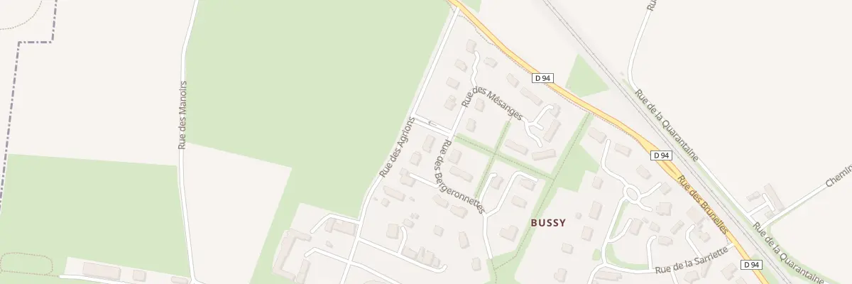 Plan du 14 Rue des Bergeronnettes à Saint-Martin-des-Entrées