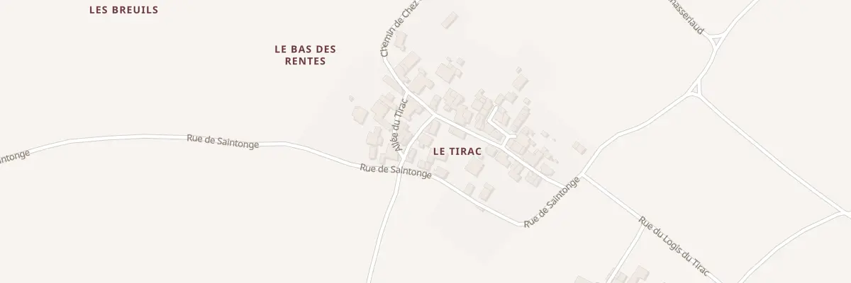 Plan du 4 Rue du Tirac à Lorignac