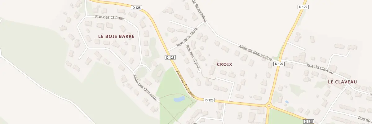 Plan du 4 Rue des Vignes à Chermignac