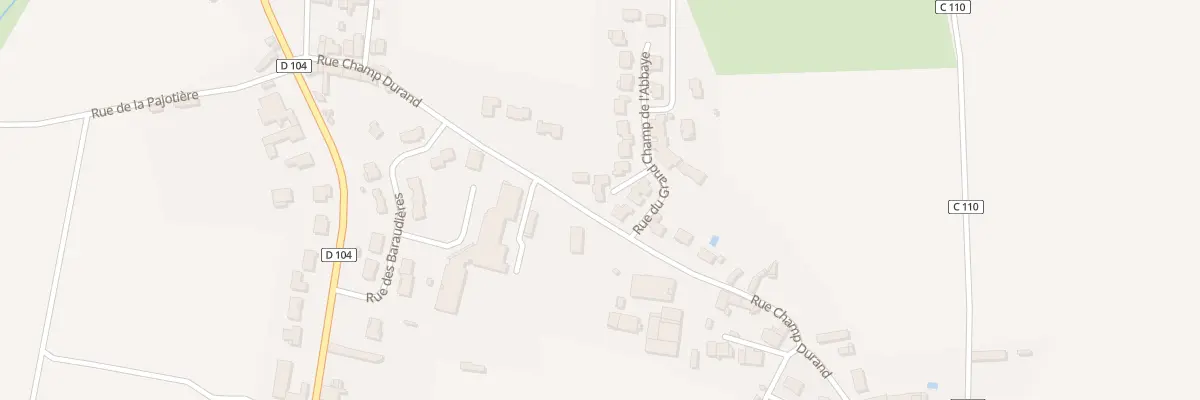 Plan du 8 Rue du grand champ de l’abbaye à Rives-d’Autise