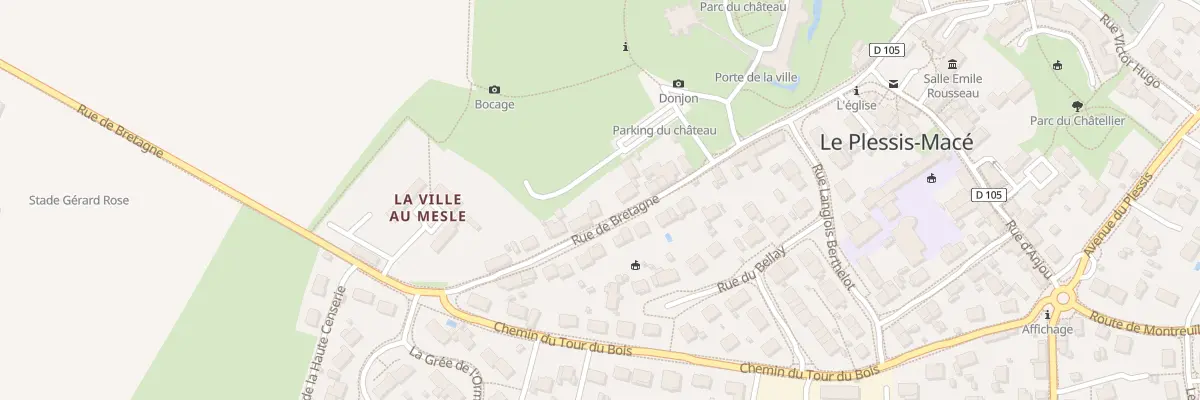 Plan du 8 Rue de Bretagne à Longuenée-en-Anjou