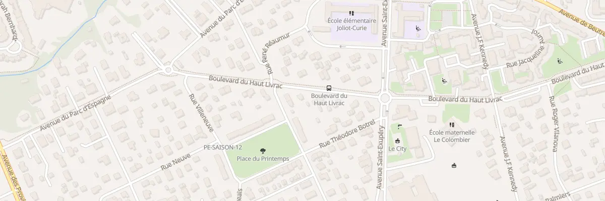 Plan du 59 Bd du Haut Livrac à Pessac