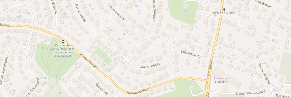 Plan du 9 Rue de Gasquet au Haillan