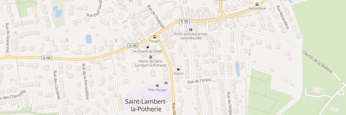Plan du 9 Rue Félix Pauger à Saint-Lambert-la-Potherie