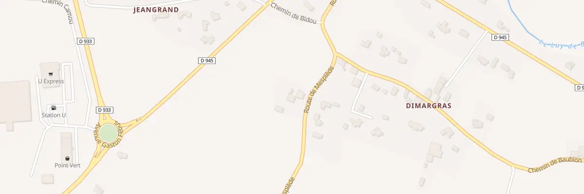 Plan du 310 Rte de Mesplède à Sault-de-Navailles