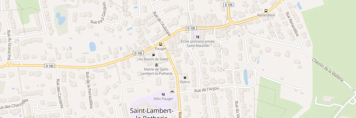 Plan du 7 Rue Félix Pauger à Saint-Lambert-la-Potherie