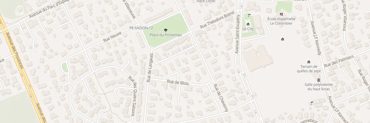 Plan du 10 Rue de Blois à Pessac