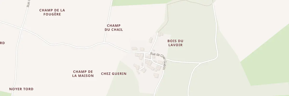 Plan du 3 Rue de Chez Guerin aux Nouillers