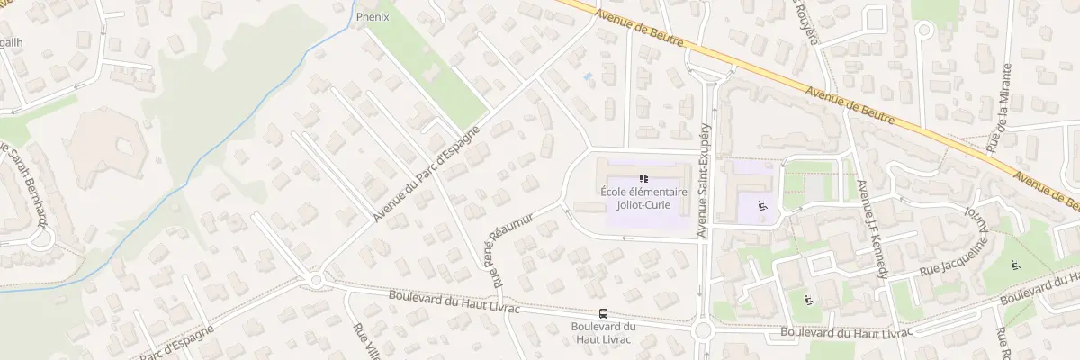 Plan du 15 Rue René Réaumur à Pessac