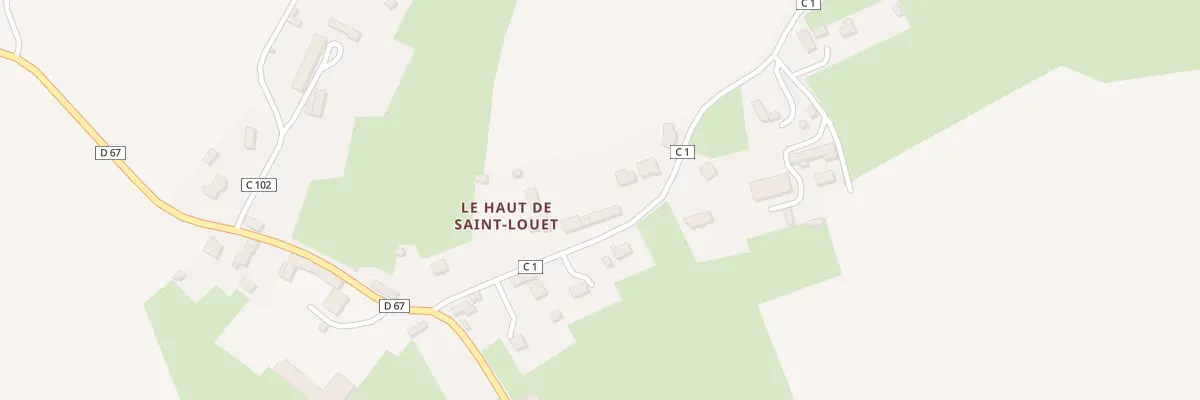 Plan du 5033 Le Haut de Saint Louet à Saint-Louet-sur-Seulles