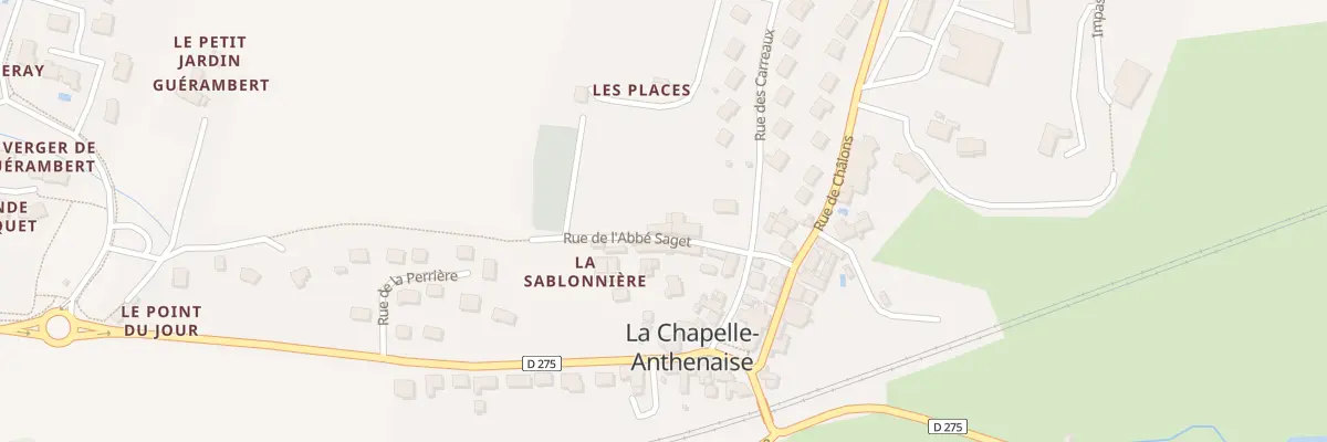 Plan du 8 Rue de l’Abbe Saget à La Chapelle-Anthenaise