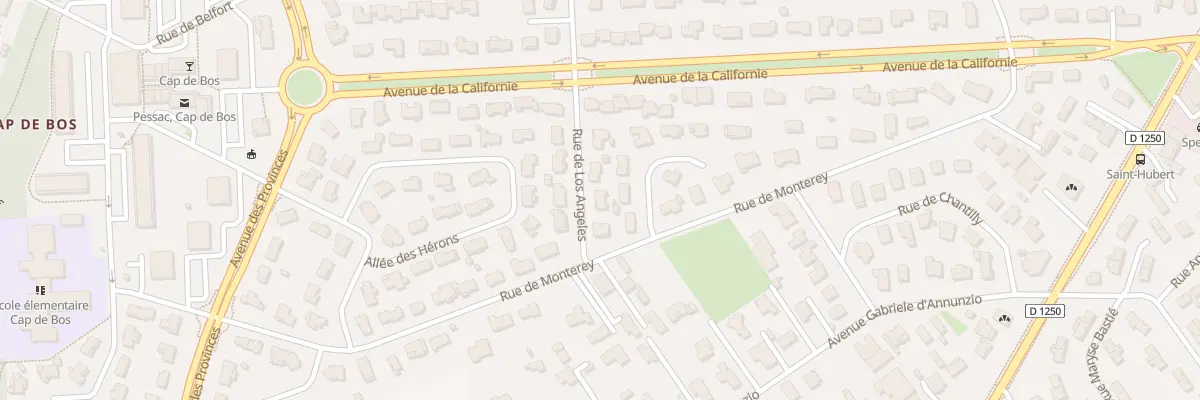 Plan du 23 Rue de Los Angeles à Pessac