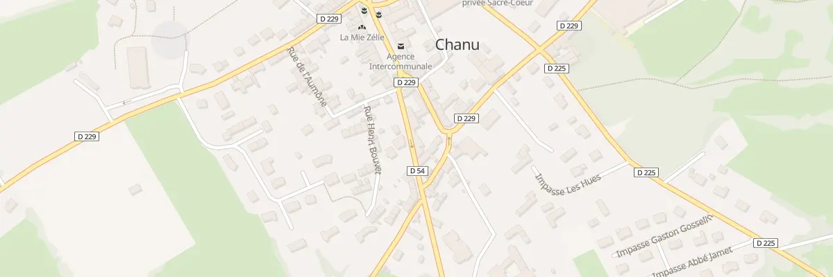 Plan du 7 Rue de Domfront à Chanu