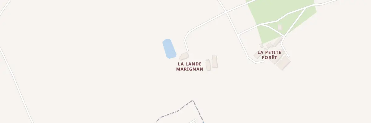 Plan du 1 La Lande Marignan à Fromentières