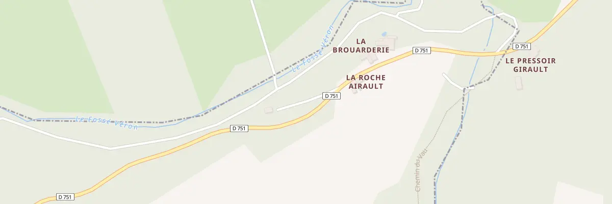 Plan du 6 Rte de la Corniche Angevine à Val-du-Layon