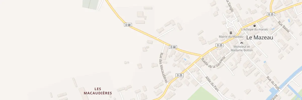 Plan du 21 Rue des macaudières au Mazeau