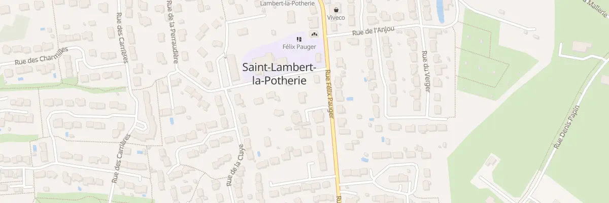 Plan du 14 Rue Félix Pauger à Saint-Lambert-la-Potherie