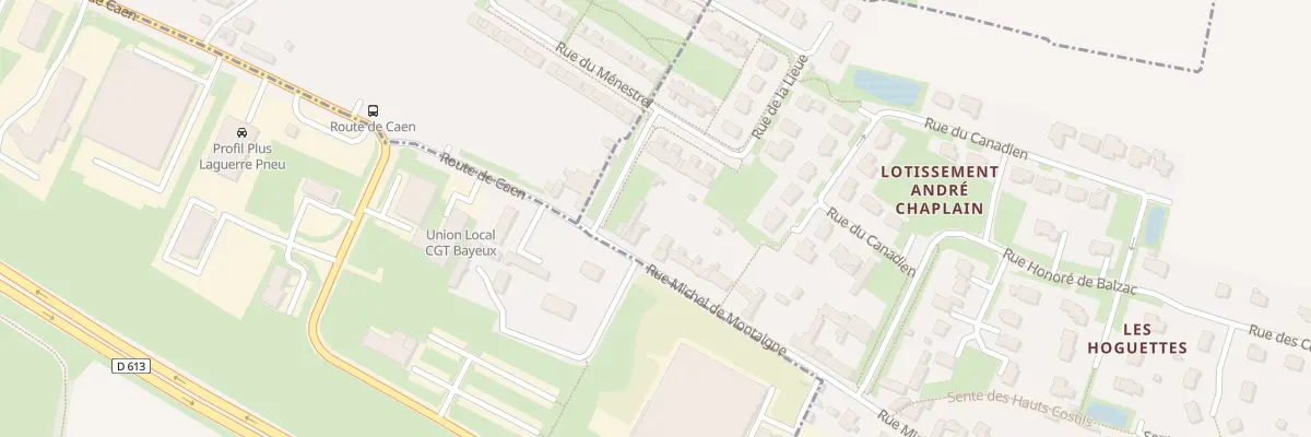 Plan du 1 Rue Michel de Montaigne à Saint-Martin-des-Entrées