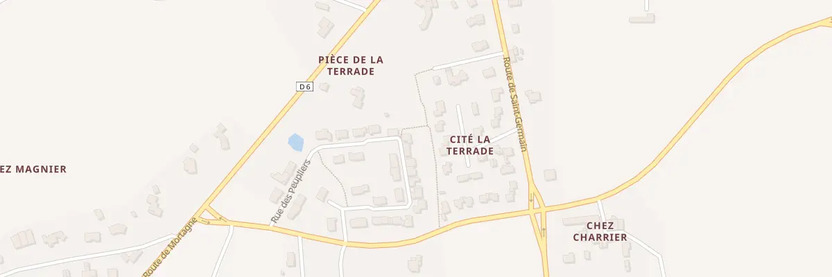 Plan du 9 Rue des Peupliers à Gémozac