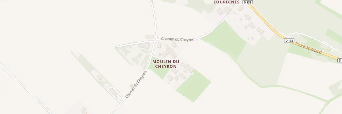 Plan du 3 Imp du Cheron à Thénac