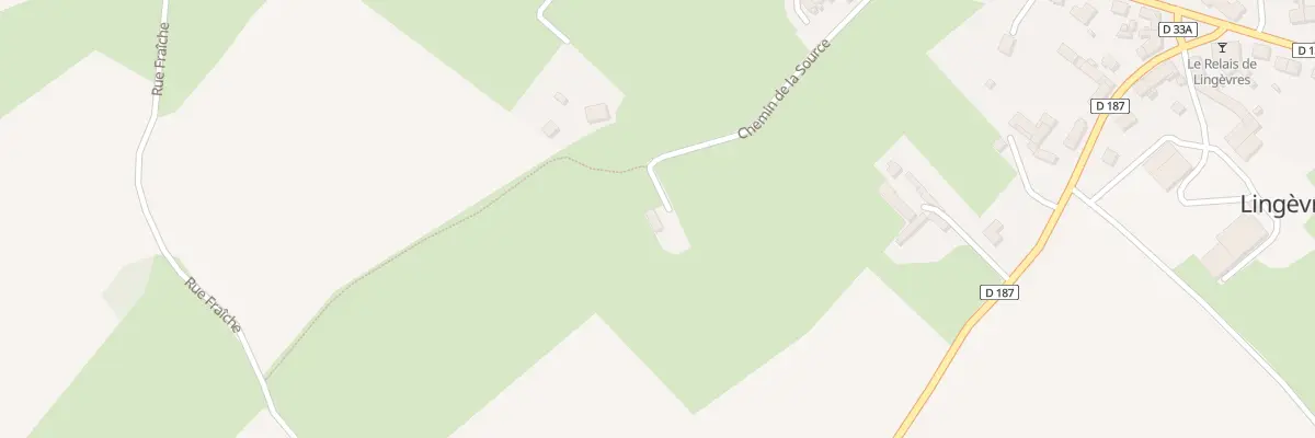 Plan du 1 Che de la Source à Lingèvres