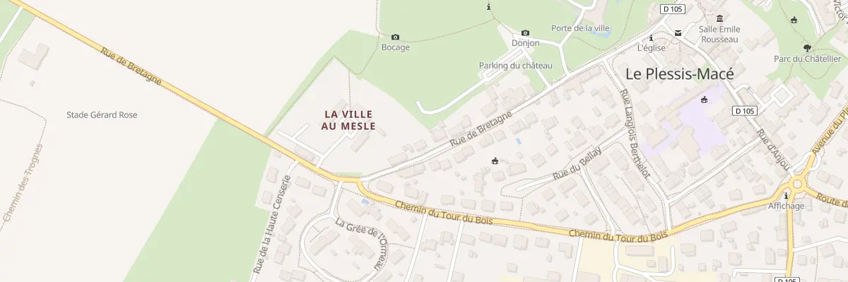 Plan du 14 Rue de Bretagne à Longuenée-en-Anjou