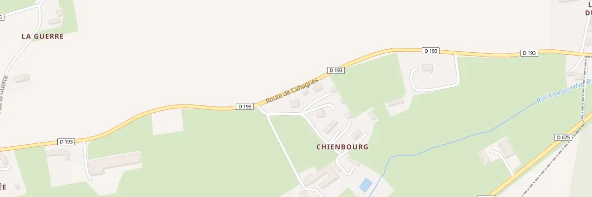 Plan du 1 Imp du Chienbourg à Tracy-Bocage