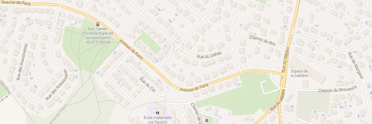 Plan du 14 Rue du Dehès au Haillan