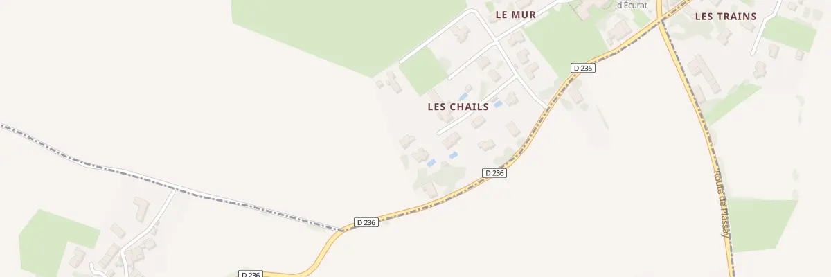 Plan du 4 Chem des Chails à Écurat