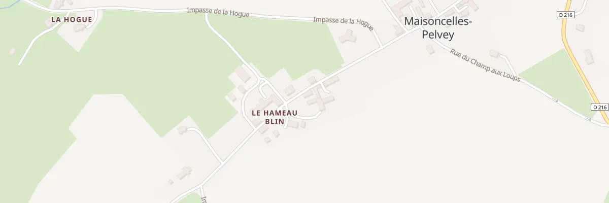 Plan du 457 Rte du Hameau Blin à Maisoncelles-Pelvey