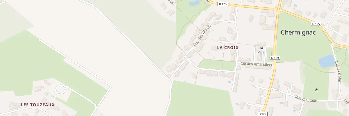 Plan du 16 Rue des Tilleuls à Chermignac