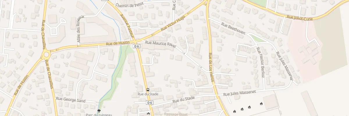 Plan du 3 Rue Maurice Ravel au Haillan