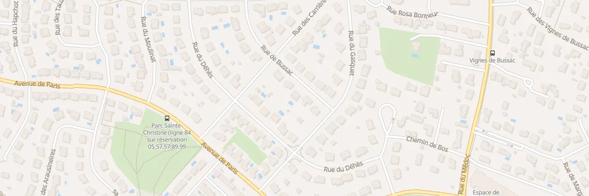 Plan du 6 Rue de Bussac au Haillan